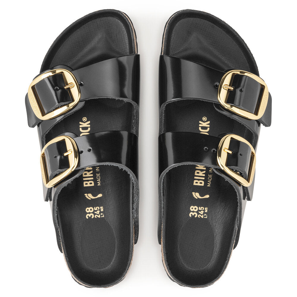 Birkenstock Arizona Big Buckle sandal - High Shine Black - Bahne